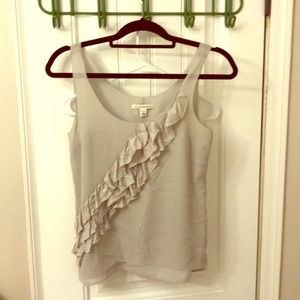 Light gray silk tank Banana Republic XS